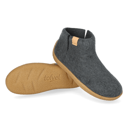 Rabara Maha Wool Felt Slippers Jeans