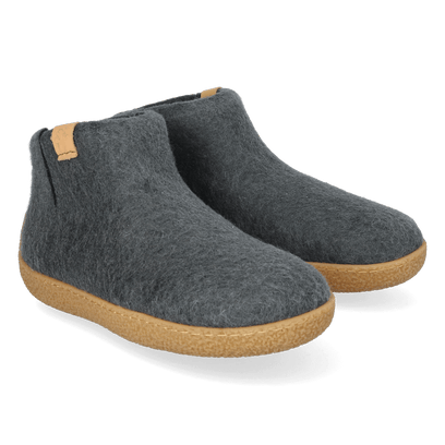 Rabara Maha Wool Felt Slippers Jeans