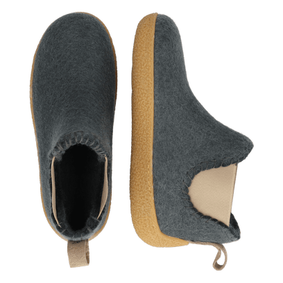 Celsi Wool Felt Slippers Jeans