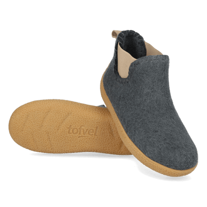 Celsi Wool Felt Slippers Jeans