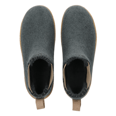 Celsi Wool Felt Slippers Jeans