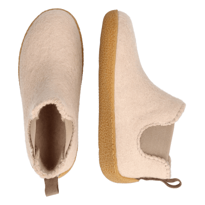 Celsi Wool Felt Slippers Camel