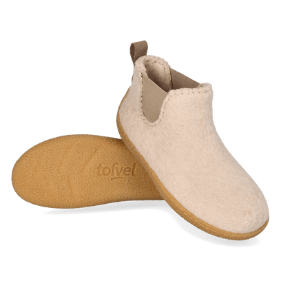 Celsi Wool Felt Slippers Camel