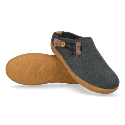 Sundara Wool Felt Slippers Jeans